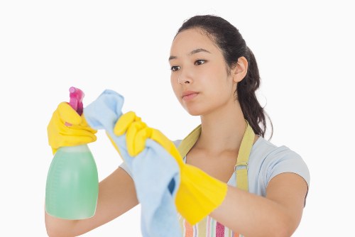 Residential carpet cleaning service in Newington removing stains